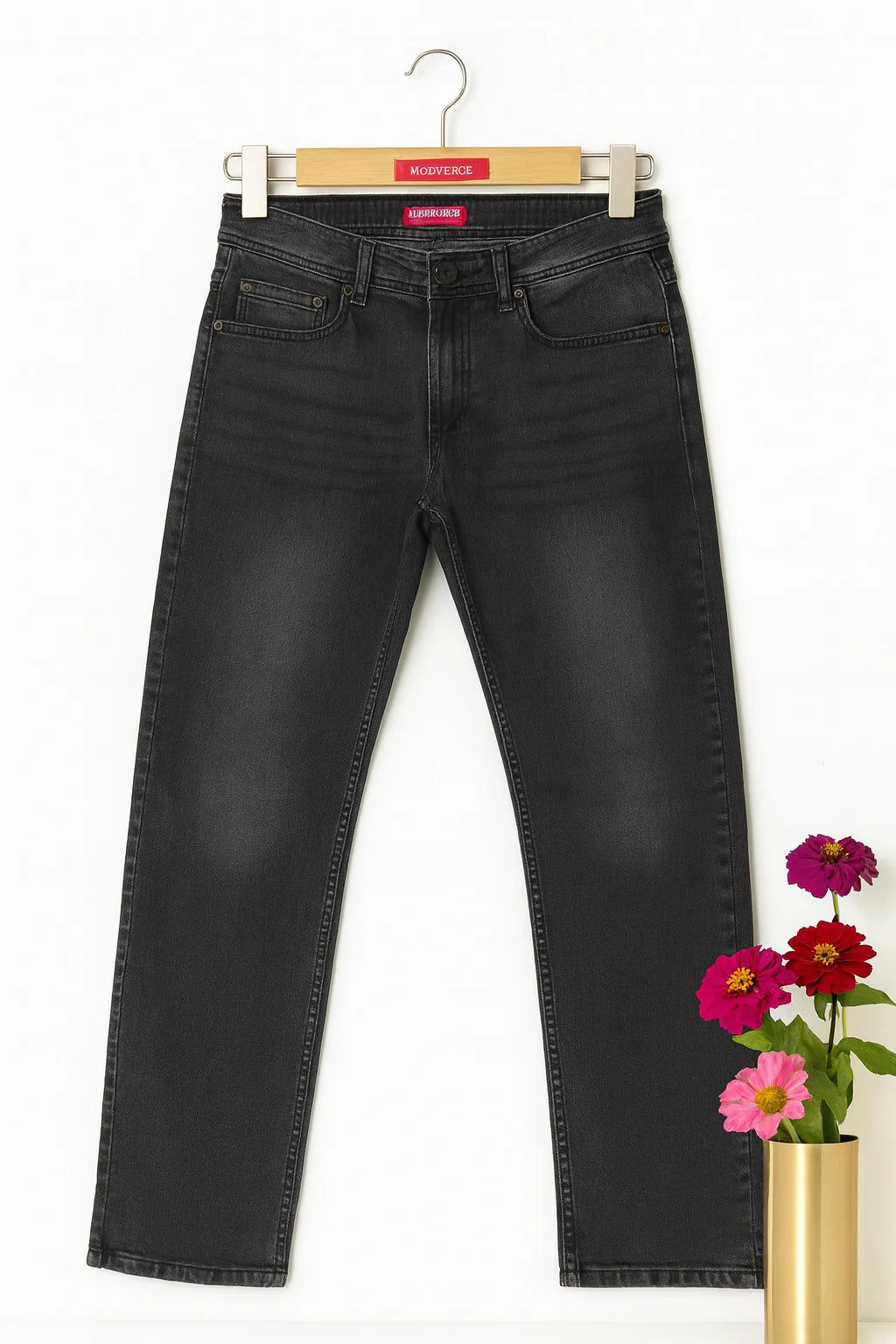 Dark Gray Denim Pant Men's