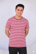 Carrot White Striper T-Shirt Men's